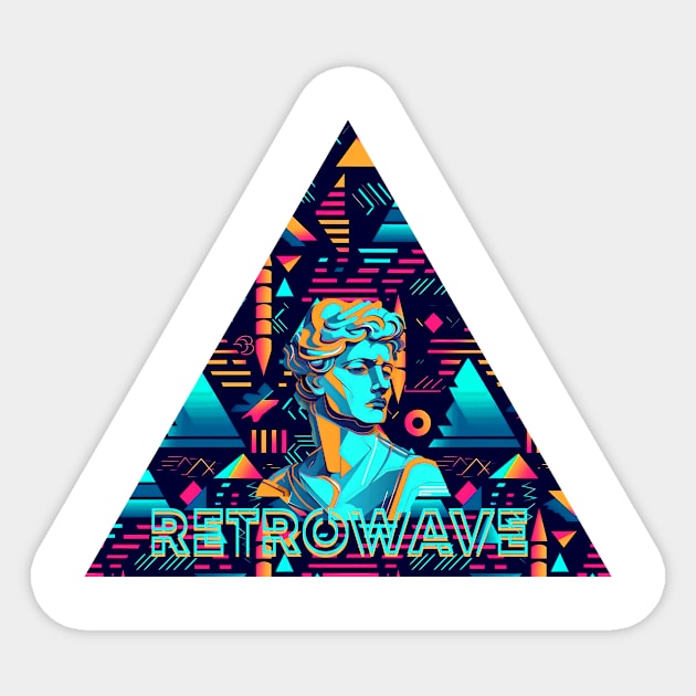 RETROWAVE Sticker by Tankuss 